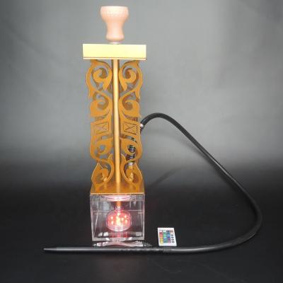 China Wholesale Smoking Shisha Large Smoke Led Fashion Large Acrylic Hookah Shisha for sale