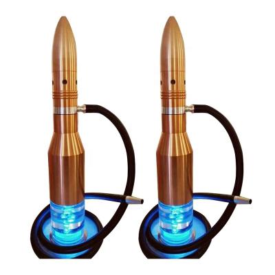 China Smooking Shisha China Led Shisha Hookah Acrylic Bronze Smoking Colored Shisha Hookah for sale