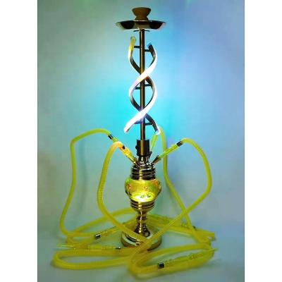 China Shisha Narguile Smoking Hookah Led Hookah Shisha Dazzle Fancy Rotating Sheesha for sale