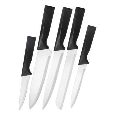 China Hot Selling Kitchen Cutting Foods Kitchen Knife Set Knife Stainless Steel Blade With PP Handle for sale