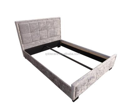 China Maharaja Bed Photo Wooden Divan Crushed Velvet Gaslift Storage Soft Bed Designs for sale