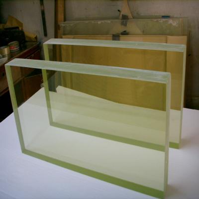 China 2.1mmpb Lead Equivalent Lead Glass Radiation Shielding Frame 10mm Thickness en venta