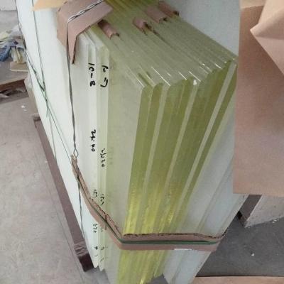 China 1200*1000 1.6mm Lead Glass Radiation Shielding For X Ray Room Medical Office Building for sale