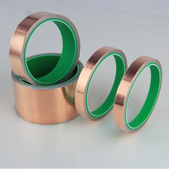 China Double Sided Strong Adhesive Conductive Copper Foil Tape For Shielding zu verkaufen