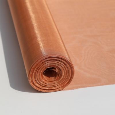 China 22 Maschenzahl Kupferdrahtmaschengewebe für MRT-RF-Fensterschutzmaterialien zu verkaufen