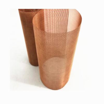 China MRI Window Brass 0.21mm Copper Wire Mesh 300CM Ultra Fine Copper Mesh Screen for sale