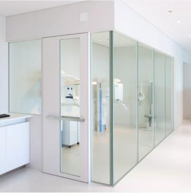 China 15 Mm*1200 Mm*1000 Mm Radiation Protection Lead Glass Ct Xray Room Shielding Te koop