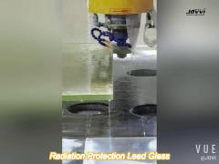 high durability radiation protection lead glass radiographic ≥99.97% 8-25mm thickness