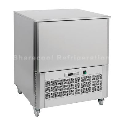 China AISI304 Stainless Steel Commercial Blast Freezer minus 40 Degree Celsius With 5 Pans for sale