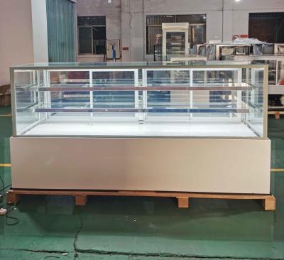 China Dessert Pastry Cake Display Refrigerator 2000x680x1200mm Cake Counter Fridge for sale