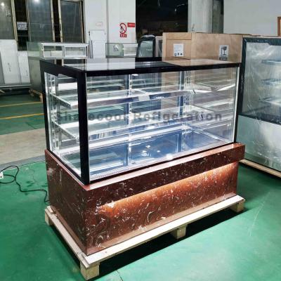 Cina Refrigeratore commerciale dell'esposizione della pasticceria del frigorifero dell'esposizione di colore di marmo con il LED in vendita