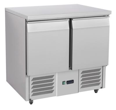 Китай R134a Refrigerated холодильник Saladette двери нержавеющей стали 2 счетчика AISI304 Saladette продается