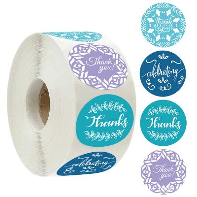 China Use Custom Stickers Custom Beautiful Self Adhesive Sticker / Thank You Vinyl Sticker Paper Roll Adhesive for sale