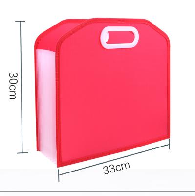 China Office Supplies File Storage Rack Paper Desk Box Folder Expanding Plastic Organizer for sale