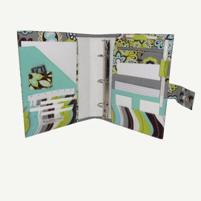 China Matching fabric 5.5 x 8.5 - 3 Ring Binder Cover - organizer for sale