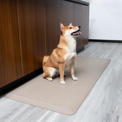 China Cheap Eco-Friendly Embossed Pet Mats Retro Waterproof Hot Selling Pattern Safety Pads for sale