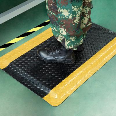 China OEM ESD Waterproof Anti Slip Cushioned Anti Static Industrial Rubber Floor Mats for sale