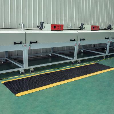 China Washable Custom Made ESD Relieve Anti Slip Comfortable Rubber Industrial Flooring Anti Fatigue Mat for sale