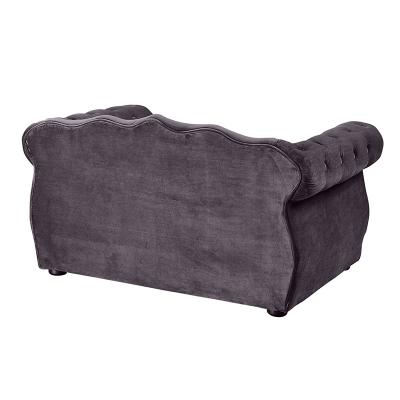 China Hand Wash Cat Dog Sofa Wood Plush Design Luxury Pet Bed - Gray for sale