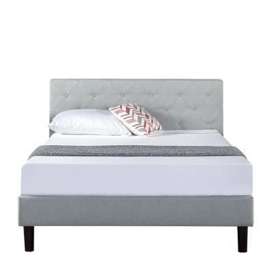 China Easy To Assemble A2Z Luxury Design Modern Leather Queen Bed With Frame Furniture for sale