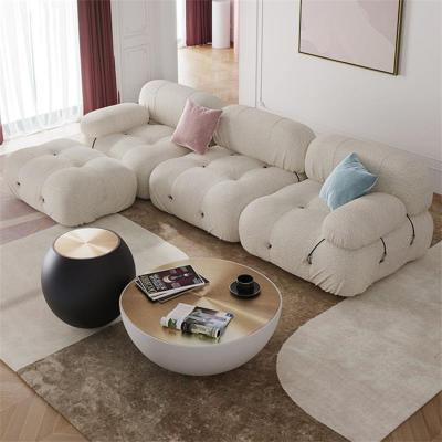 China Living Room Sofa Furniture Designer Modular Sofa Modular Wool Loop Set Of 6 for sale