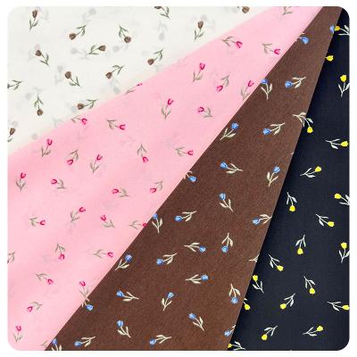 China Korean Wrinkle Resistant Chiffon Polyester Printing Fabric Manufacturer For Dress Bandana for sale