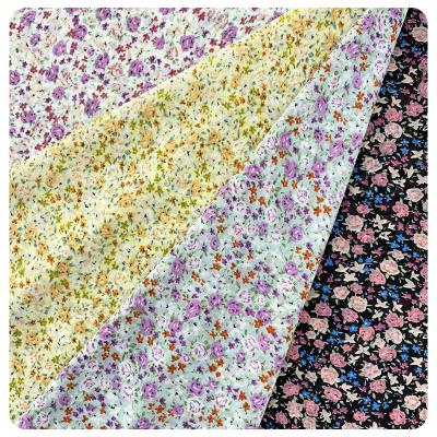 China Wrinkle Resistant Fashion 75D Chiffon Polyester Print Fabric Stock Wholesale Supply To Turkish Market In Ko Qiao for sale