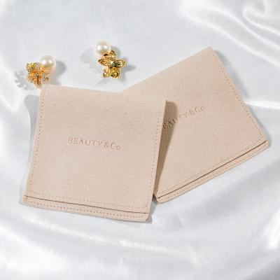 China High End Handmade Microfiber Jewelry Bag Multifunctional Jewelry Bag Packaging Logo Jewelry Pouch Custom Made for sale