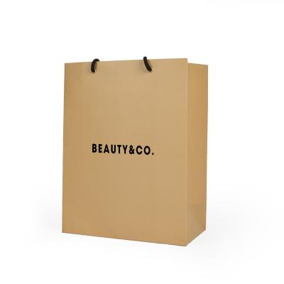 China Wholesale Recycled Materials Factory Price Brown Custom Paper Bags With Handle for sale