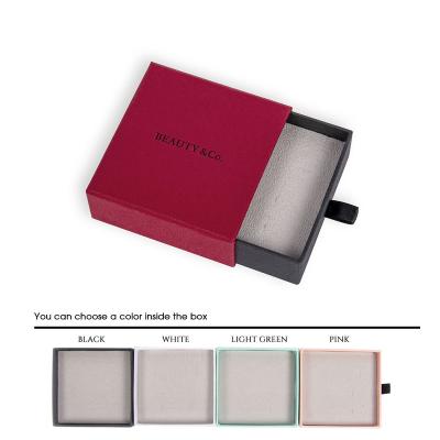 China Ring Box Premium Jewelry Necklace Packaging Luxury New Product Jewelry Storage Box for sale