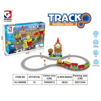 China Hot Selling Display Christmas Toys Electric Train Track Car Toys For Children With Light And Music for sale