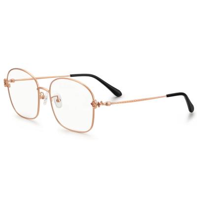 China Custom Titanium Frame Fashion Glasses Designer Optical Eyeglasses Frame Spectacle Frames for sale