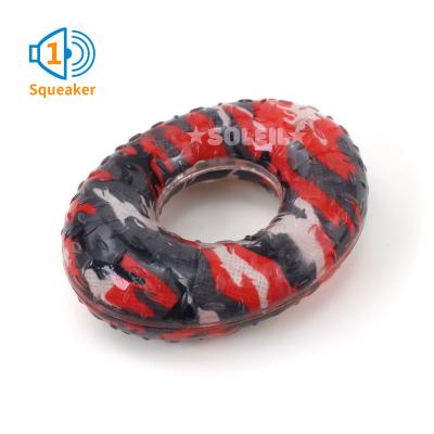 China Sustainable House Print Chew Toys OEM Bid Made Of TPR And Fabric PET Toys Squeak Toys Dogs Eco - Friendly for sale