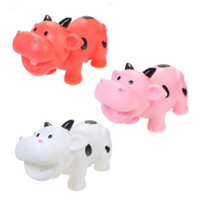 China Viable Popular Vinyl Dog Toy Mooing Cow Squeaky Pet Dog Toy for sale