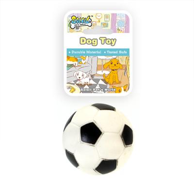 China Viable Hot Sale Promotional Gift Vinyl Soccer Ball Squeaky Dog Toy for sale