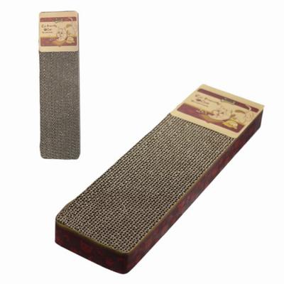 China Sustainable Custom Promotional Free Samples Eco-Friendly Natural Protection Cat Scratcher Cat Toys Corrugated Paper Cardboard Scratching for sale