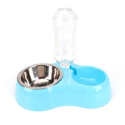 China Sustainable Premium Quality Spill Proof Drinking Water And Food Dinner Double Pet Bowl for sale