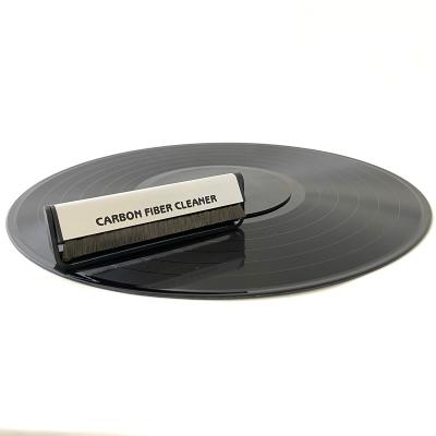 China Anti-Static Vinyl Record Carbon Fiber Vinyl Record Cleaner Brush Dry Cleaning for sale