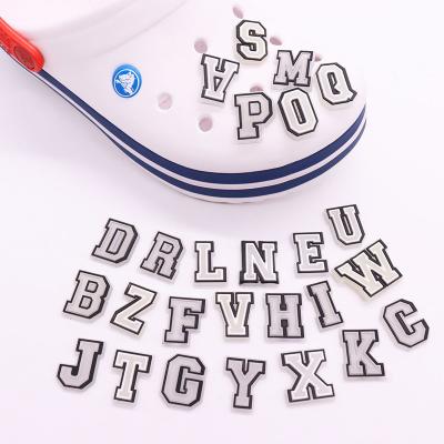 China Sweet Hot Sales Customize Wholesale Luminous PVC Letters Shoes Charm Boys Girls Designer Shoe Decorations for sale