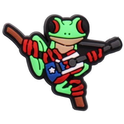 China Wholesale Soft Customize Kids DIY PVC Shoe Charm Cute Anime Heroes Cartoon Croc Charms Shoe Decorations for sale