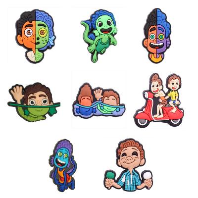 China Wholesale Soft Customize Cartoon Boys Designer DIY PVC Shoe Charms Croc Charms Shoe Decorations Kids Gift for sale