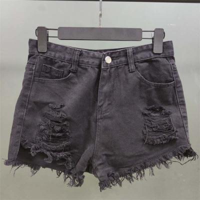 China African Hot Selling Women Casual Jeans Shorts Second Hand Clothing Used Jeans Shorts for sale