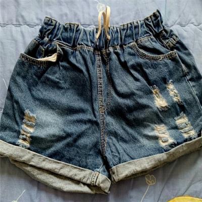 China Wholesale Casual Used Denim Shorts Women Used Jeans Shorts Used Clothes In The Ball for sale