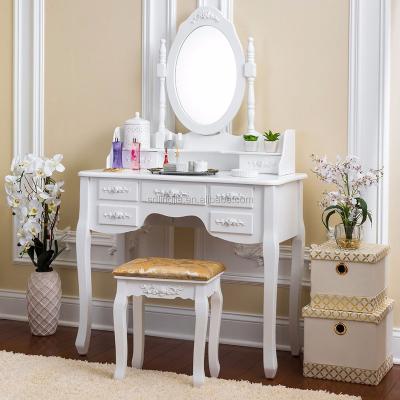 China Foldable Make Up Table Luxury Plywood Dressing Table Designs In The Wall for sale