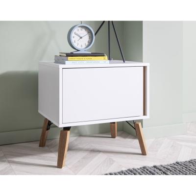 China (Size)Adjustable Nightstand Lock Kids Bedside Cabinet Side Table Metal Night Stand Bedroom Bedside Nordic Luxe for sale