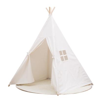 China Outdoor Pee Tent Kids Boy Teepee Kid Teepee Soft Nordic White Teepee Toy Wooden Sale Party Hanging for sale