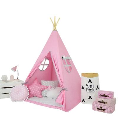 China Soft Toy Play House Pink Bed Teepee Playhouse Pop Up Beach Kids Tents Camping for sale