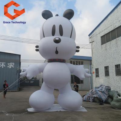 China Custom Inflatable Party Robot Toys Inflatable Bunny Rock 3D Model Art For Display for sale