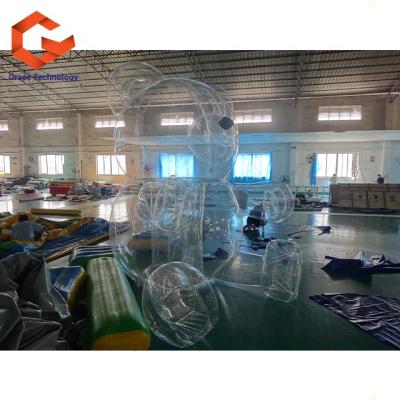 China Factory Custom Cute Inflatable Cartoon Animal Dinosaur Inflatable Model Character For Exhibition for sale