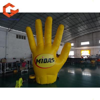 China Party Giant Inflatable Hand Model For Art Event Outdoor Inflatable Hand Model Character For Festival for sale